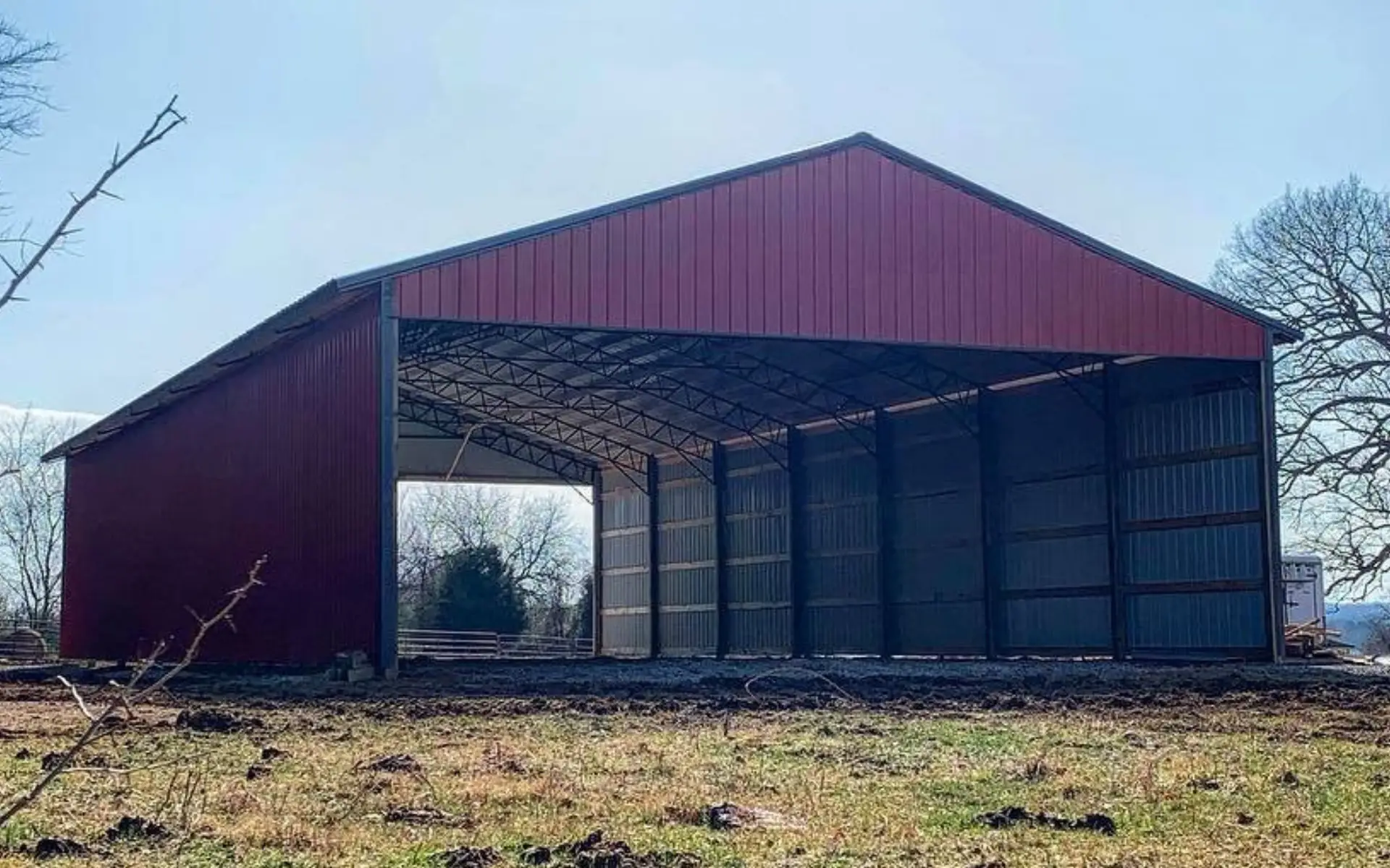 metal barn building