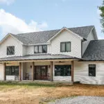 Close up view of The Henry luxury custom home in Monterey Tennessee