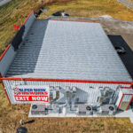 the outside of this 4835 sqft steel building in crossville