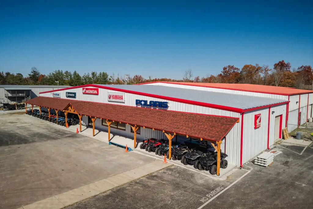 tommy motor sports new steel building